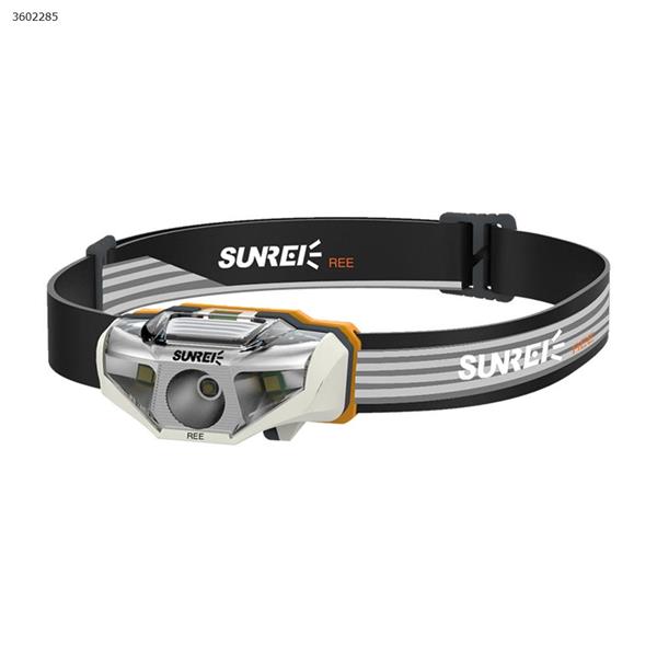 SUNREI REE Outdoor LED Camping Mountaineering Walking Headlight IPX6 Waterproof Classic Lightweight（White） Headlamp REE