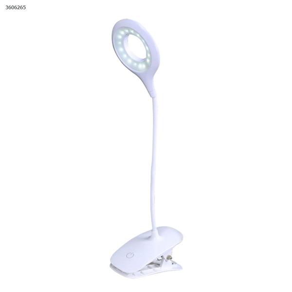 WS-702 learning to read eye protection led desk lamp charging creative touch three-speed dimming white round head clip light table lamp WS-702