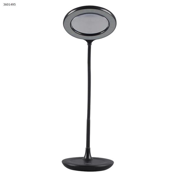 ST-8029B plug-in model creative USB charging desk lamp magnifying glass LED eye protection work learning reading table lamp (black) table lamp ST-8029B
