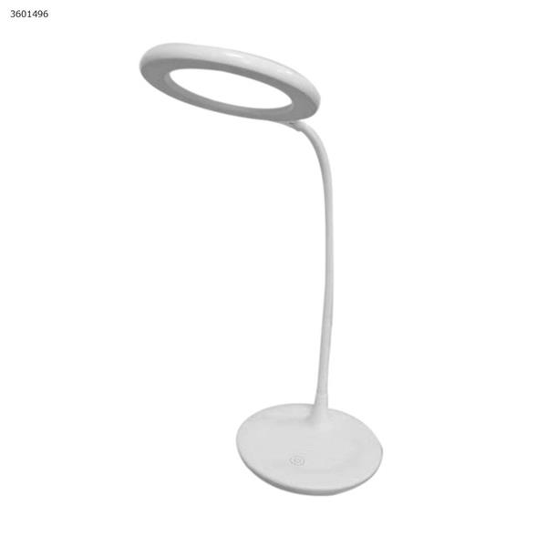 ST-8029B plug-in model creative USB charging desk lamp magnifying glass LED eye protection work learning reading table lamp (White) table lamp ST-8029B