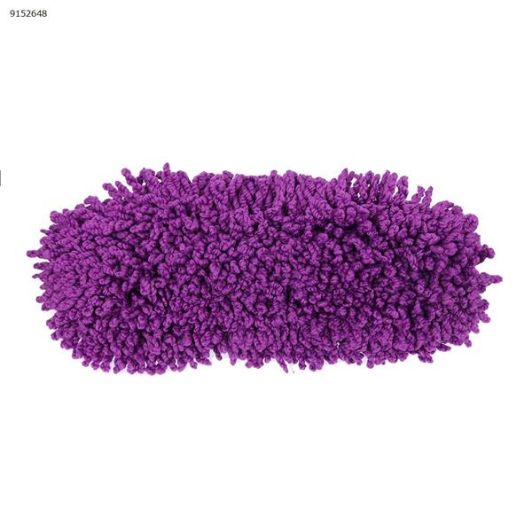 Removable retractable wax brush small brush chenille duster wash towel（purple） Car Beauty QCLS
