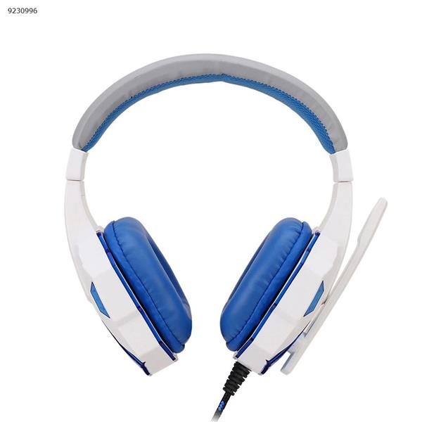 SY830MV luminous cross border hot style headphone  gaming headset white blue Headset SY830MV
