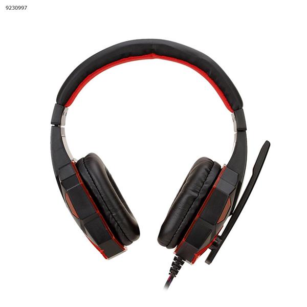 SY830MV luminous cross border hot style headphone  gaming headset black red Headset SY830MV