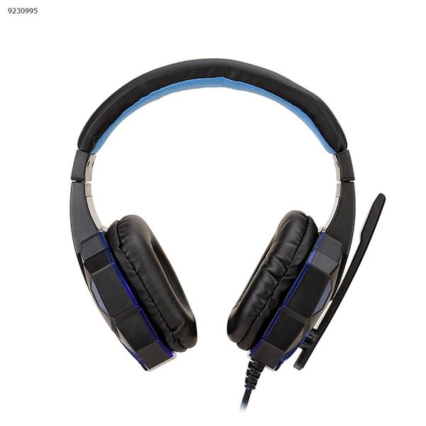 SY830MV luminous cross border hot style headphone  gaming headset Black blue Headset SY830MV