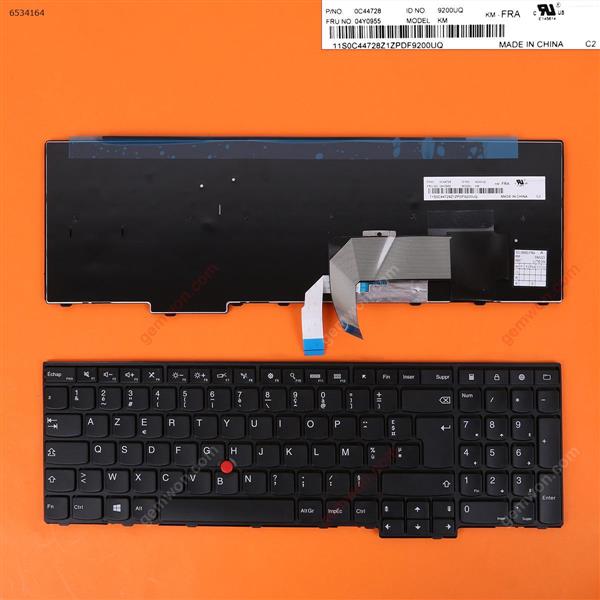 ThinkPad E531 T540 BLACK(With 6 Screws For Win8) FR SN20L79848 Laptop Keyboard (A+)