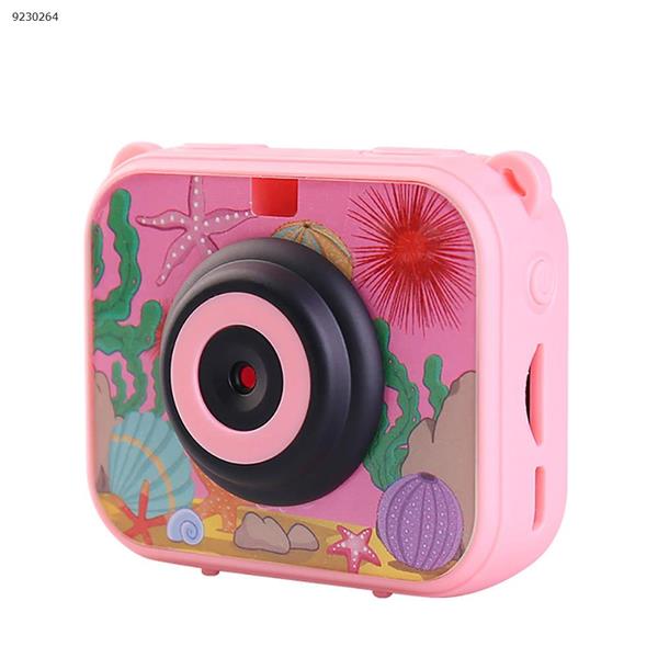 AT S20 Mini Children Kids Camera Digital Waterproof Camera with Video Recorder Pink Camera AT-S20