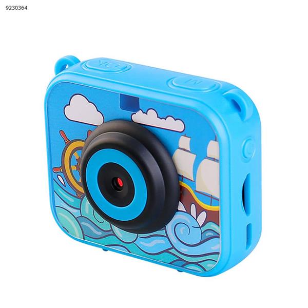 AT S20 Mini Children Kids Camera Digital Waterproof Camera with Video Recorder Blue Camera AT-S20