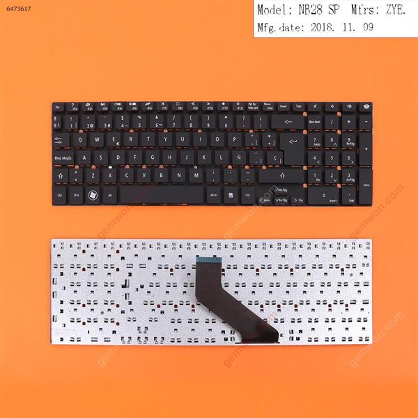 GATEWAY NV55S BLACK(Without foil,WIN8)OEM  SP N/A Laptop Keyboard (OEM-B)