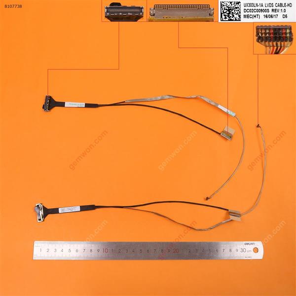 ASUS U303L UX303Lb UX303LN-1A,30pin High  ,dc02c00900s,ORG LCD/LED Cable DC02C00900S