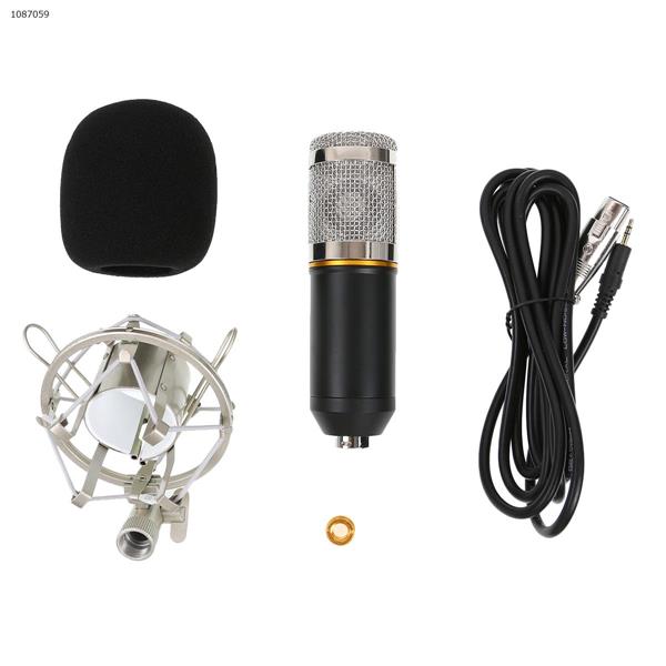 Recording microphone condenser microphone and accessories voice network karaoke ，black Iron art N/A