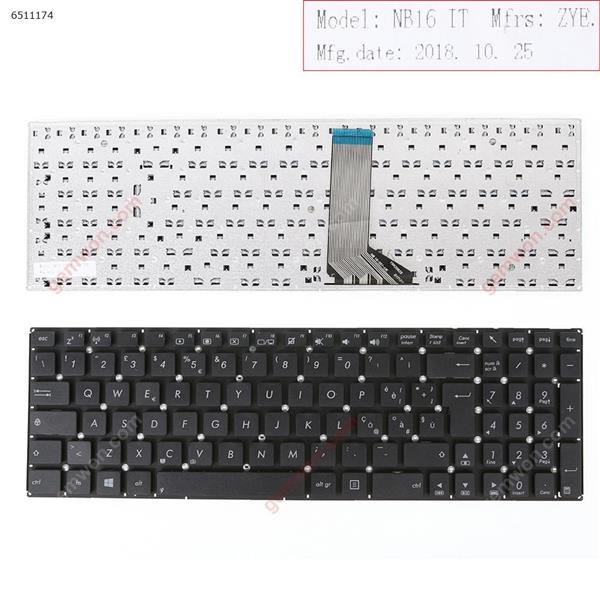 ASUS X551 BLACK(Without FRAME,Without Foil,OEM Win8) IT X551 Laptop Keyboard (OEM-A)