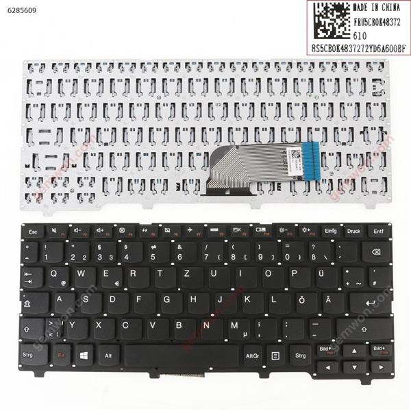 LENOVO Ideapad 100S-11IBY BLACK WIN8 (Without FRAME)  GR FRU5CB0K48372 Laptop Keyboard (OEM-B)