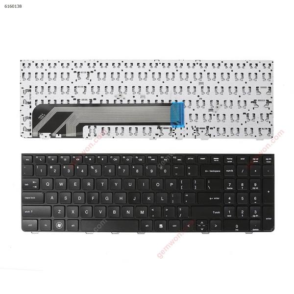 HP Probook 4535S 4530S 4730S BLACK FRAME BLACK US 4535S Laptop Keyboard (OEM-B)