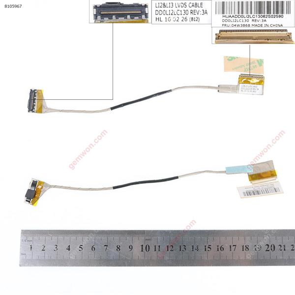 lenovo  Thinkpad X131E X140E E130 E135 E145  04W3868 DD0LI2IC130 ,ORG LCD/LED Cable DD0LI2IC130