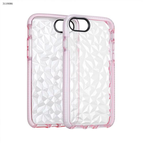 iphone6/6s/7/8 Drop-resistant transparent soft shell，All-inclusive mobile phone shell，pink Case IPHONE6/6S/7 DROP-RESISTANT TRANSPARENT SOFT SHELL