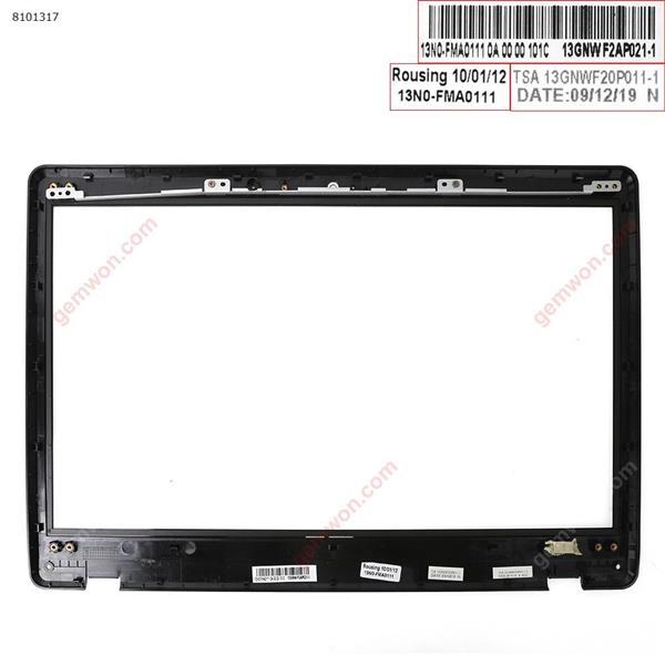   ASUS N61J n61Ja N61JQ N61VG N61JV N61VF N61  LCD Front Frame  glass Cover Black  Cover N/A