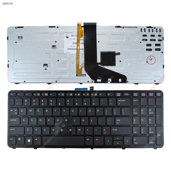 HP  ZBook 15 17 G1 G2 BLACK FRAME BLACK (With Point stick, For Win8) US MP-12M33US6698  PK130TK2B00 Laptop Keyboard (OEM-A)