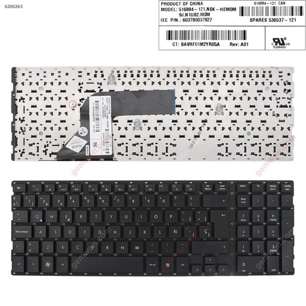 HP Probook 4510S 4515S 4710S Series BLACK SP 516884-071 NSK-HEM0S 9J.N1U82.M0S SN5092-2EA SG-33200-2EA 536537-071 6037B0043726 Laptop Keyboard ( )