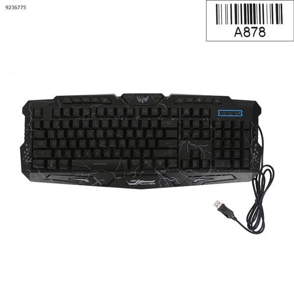A878 Wired Backlit Gaming Keyboard (Burst Crack Edition) Bluetooth keyboard A878