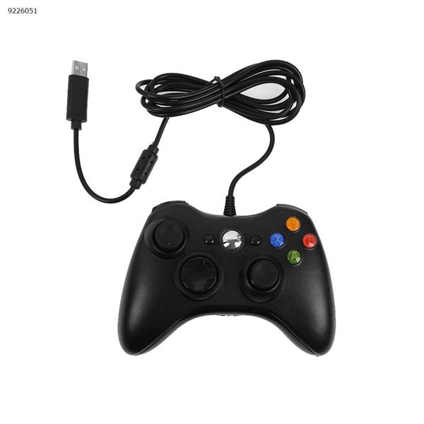 Xbox360 Wired Gamepad (Black) Game Controller TGZ-X360L