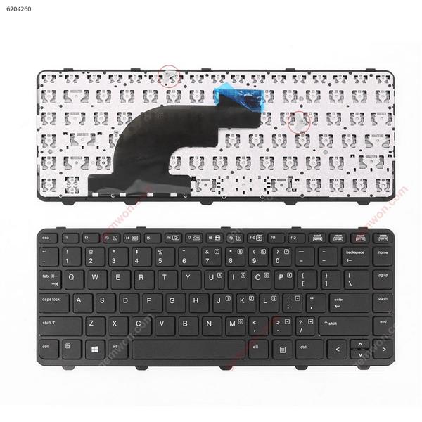 HP PROBOOK 640 G1 645 G1 BLACK FRAME BLACK WIN8 OEM US HC03-D Laptop Keyboard (OEM-B)