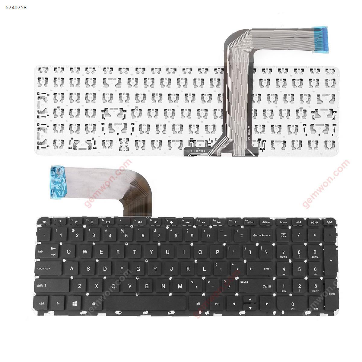 wangpeng Laptop keyboard For HP 15-BA051wm 15-BA052wm 15-BA057ca 15-BA078dx US layout