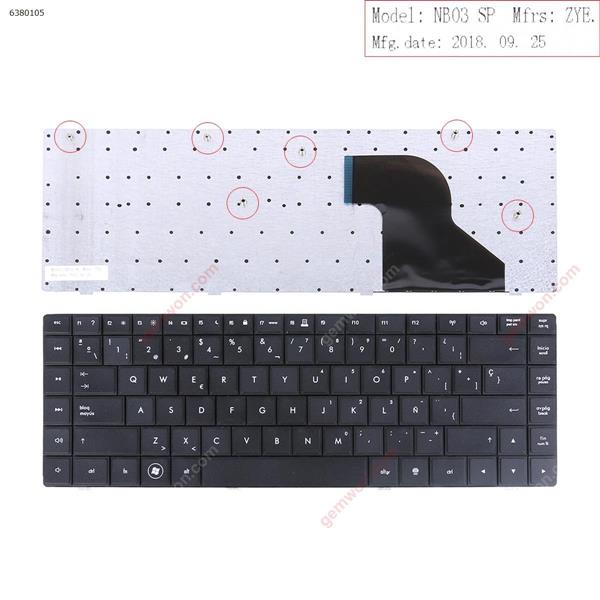COMPAQ 620 621 625 BLACK  （Small Enter ） SP NB03B Laptop Keyboard (OEM-B)
