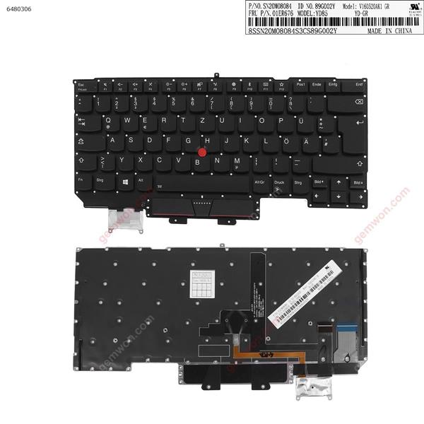 Lenovo IBM ThinkPad X1 Carbon Gen 5 2017 BLACK With Point stick（Backlit）Win8 GR SN20M08084 Laptop Keyboard (A+)