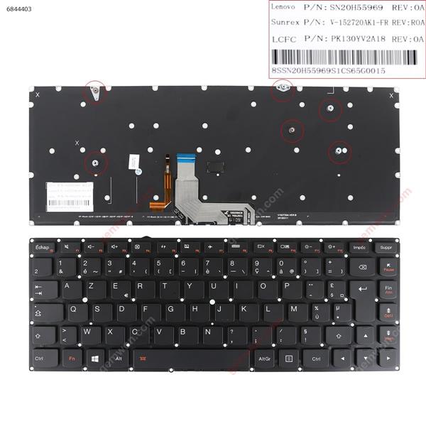 Lenovo Yoga 4 Pro Yoga 900-13ISK 900-13ISK2 BLACK Backlit Win8 FR PK130YV2 Laptop Keyboard (A+)