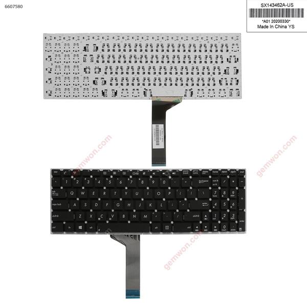 ASUS K555 X555 BLACK(Without FRAME) US AEXJAU00010 0KNB0-4109US00 MP-11N63UUS-9202W Laptop Keyboard (OEM-B)
