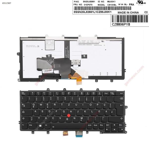IBM Thinkpad  X270   BLACK FRAME BLACK(Backlit ,With Point，For Win8)  GR X270 Laptop Keyboard (A+)