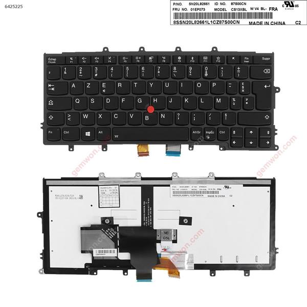 IBM Thinkpad X270  BLACK FRAME BLACK(Backlit ,With Point ，For Win8) FR CS13XBL SN20L82661 Laptop Keyboard (A+)