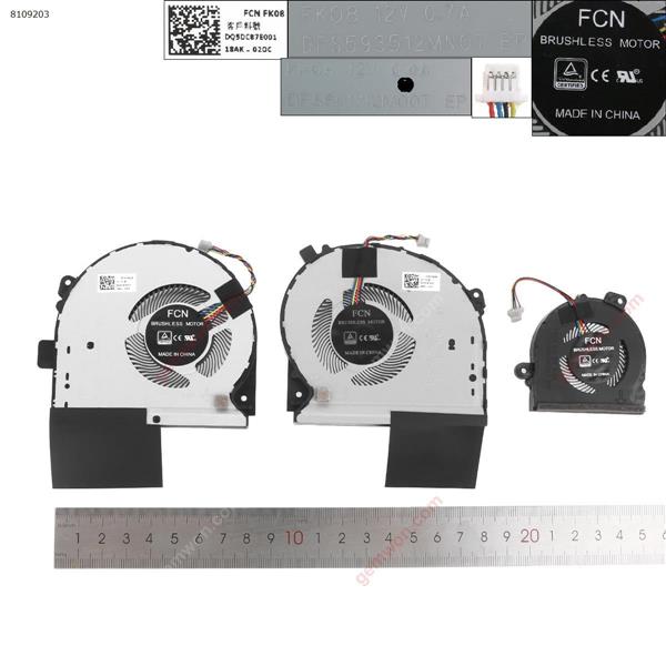 Asus gl703 s7b（Left+Right Original) Laptop Fan N/A