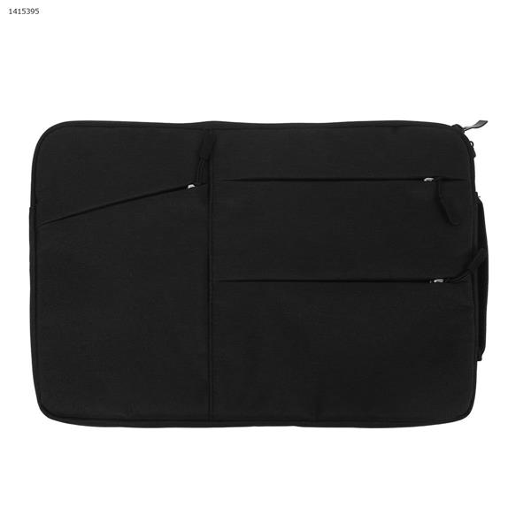 13 INCHES，In the notebook, bold bag Korean version of Apple flat computer bag fashion computer bag,black Storage bag N/A