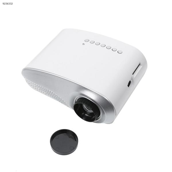Projector 802 portable home LED mini micro projector supports HD 1080P（white US） Projector RD-802