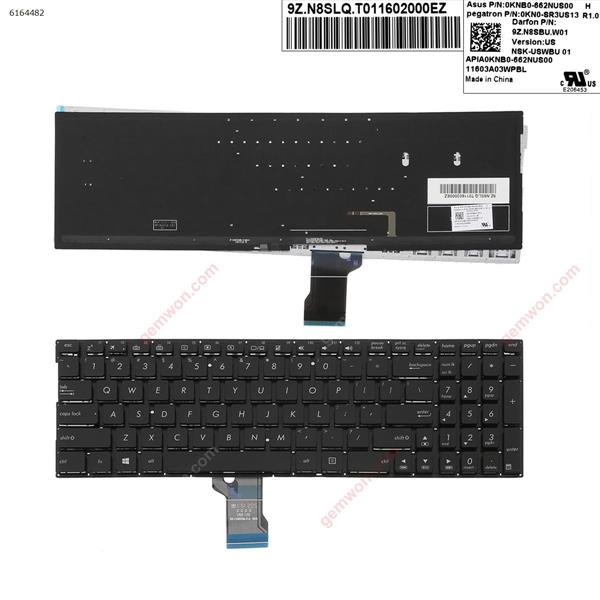 ASUS UX501  QX501  Q552  Q503  Q504  Q502  Q553  BLACK (Without FRAME , Backlit,WIN 8) US OKNB0-662NUS00 H  OKNO-SR3US13 R1.0  9Z.N8SBU.W01 Laptop Keyboard (A+)