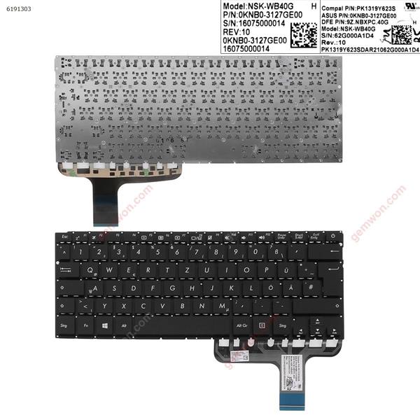  ASUS UX305CA   UX305FA   Black （Without Frame ） GR PK1319Y623S               0KNB0-3127GE00         9Z.NBXPC.40G Laptop Keyboard (OEM-A)