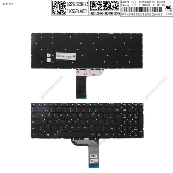 Lenovo Ideapad   700-15isk  yoga  500-15  BLACK win8 (Without FRAME) SP SN20K28251,LCM15H83US-6861 Laptop Keyboard (OEM-A)