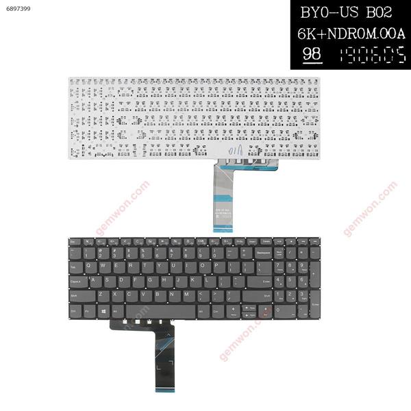 Lenovo  IdeaPad 330-15IKB GRAY win8(  Without FRAME， Without Foil   ) US N/A Laptop Keyboard (OEM-A)