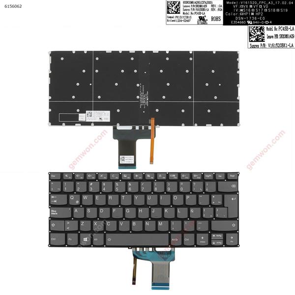 Lenovo IdeaPad 320-13 320S-13IKB GRAY (Backlit,Without FRAME,WIN8)  LA SN20M61429 Laptop Keyboard (A+)