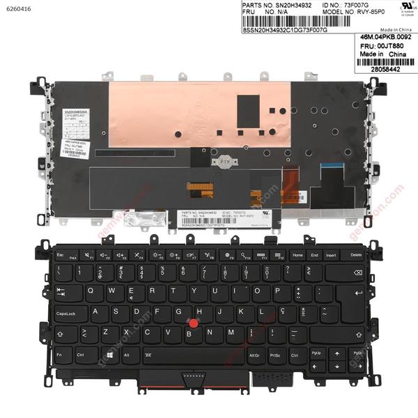 Lenovo ThinkPad Carbon X1  2016 Gen 2 BLACK Backlit   PO THINKPAD Laptop Keyboard (OEM-A)