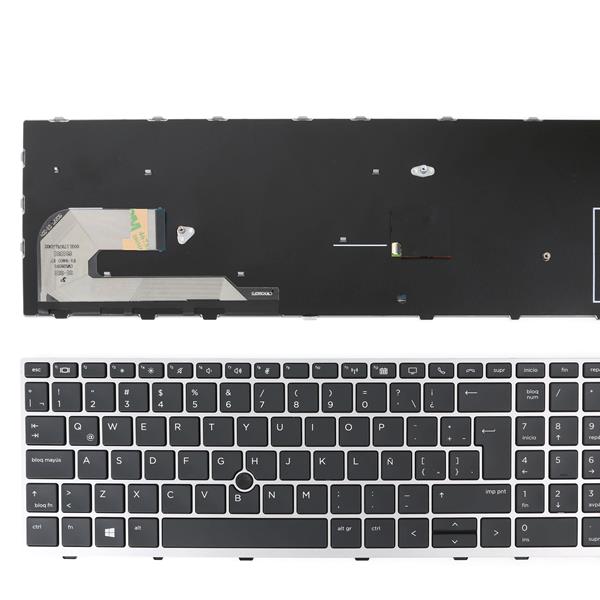 HP EliteBook 850 G5 SILVER FRAME BLACK (, with point ) LA N/A Laptop Keyboard (OEM-A)