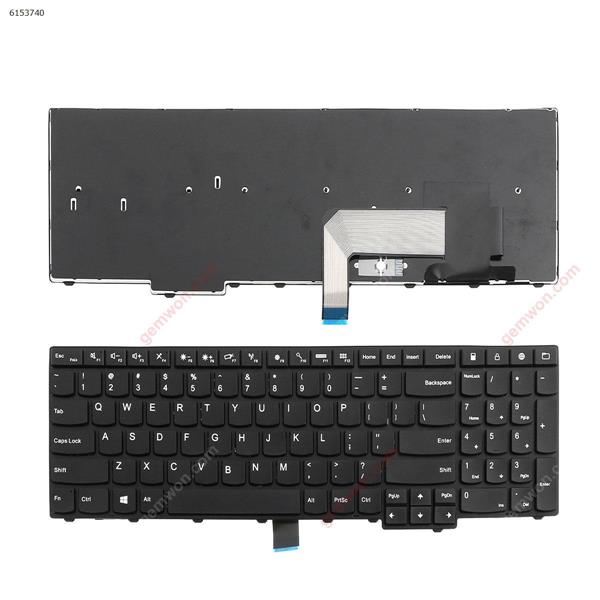 ThinkPad E531 T540 BLACK FRAME BLACK WIN8 (Without Point stick,OEM) US PK130SK1A00 0C45217 Laptop Keyboard (OEM-B)
