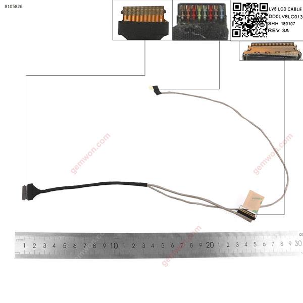 Lenovo V510-14ISK E42-80 （with camera connector） LCD/LED Cable DD0LV8LC013