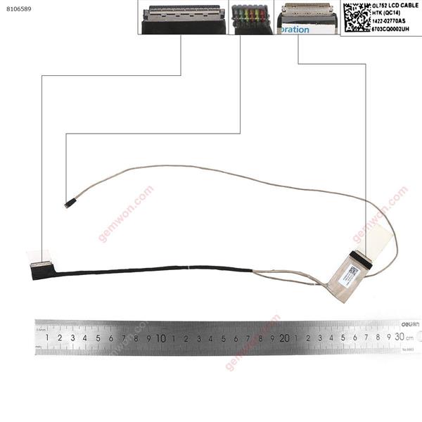 Asus ROG G752 G752VW GL752 （with camera connector） LCD/LED Cable 1422-02770AS
