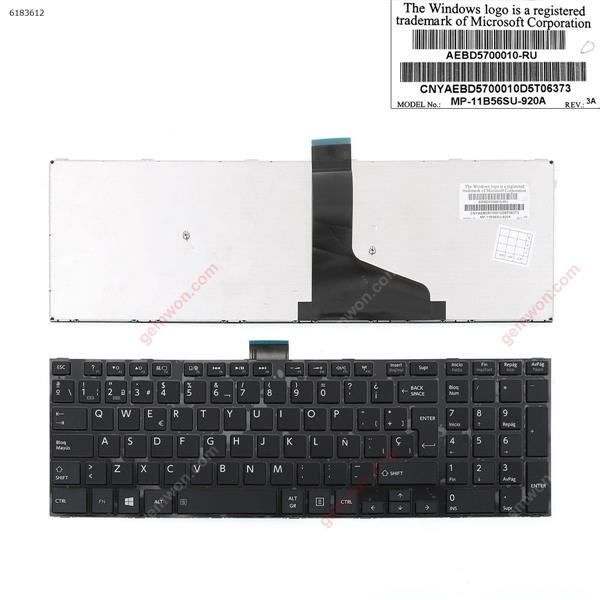 TOSHIBA S50-A S50D-A S50DT-A S50T-A S55-A S55D-A S55DT-A S55T-A GLOSSY FRAME BLACK  (WIN 8) SP 002L11B56LAD01             BY-8400            CWN156B1 Laptop Keyboard (OEM-B)