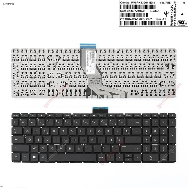HP Pavilion 15-BS    BLACK,  Without  Backlit ,   Small  Enter  (Cable  Folded) FR PK132041E14 Laptop Keyboard (OEM-A)