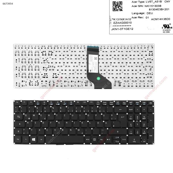 Acer Aspire E5-722 E5-772 V3-574G E5-573T E5-573 E5-573G E5-573T E5-532G BLACK  ，Without  Backlit，（Big Enter ，Cable  Folded） GR NKI151303B Laptop Keyboard (OEM-A)