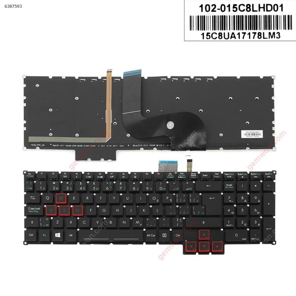 ACER G5-591 black  (  backlit, big enter ) CA/CF 15C8UA17178LM2 Laptop Keyboard (OEM-A)