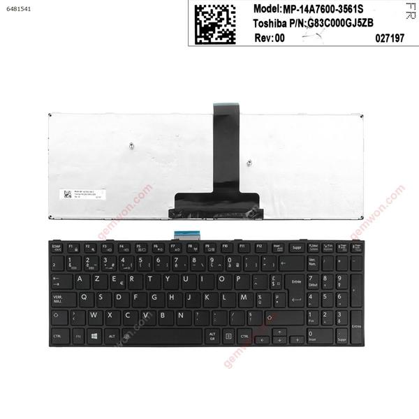 TOSHIBA   R50-C   BLACK  ,Without  Backlit  ,Big Enter  FR G83C000GJ5ZB Laptop Keyboard (OEM-A)